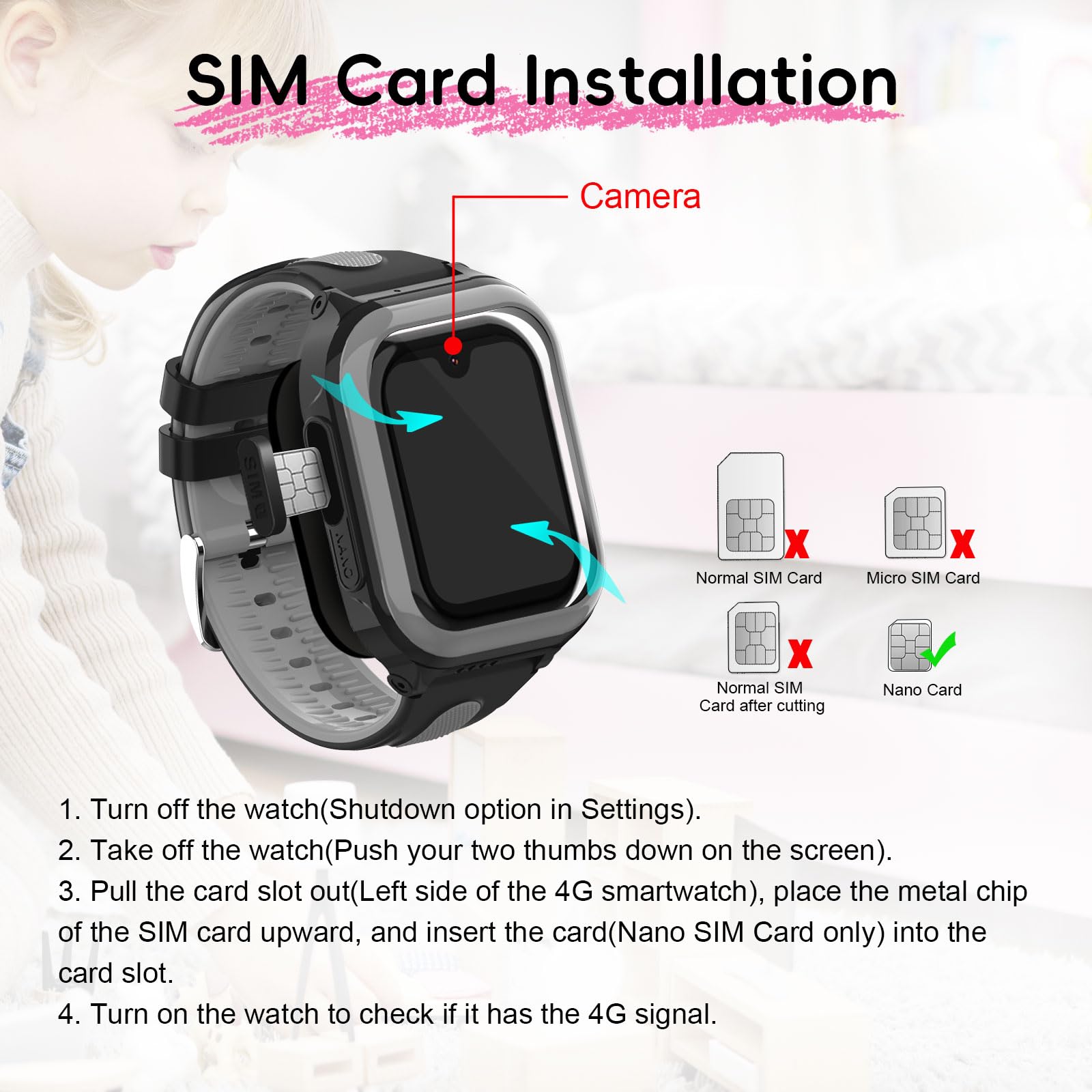 Wonlex Kids Smart Watch 1.78