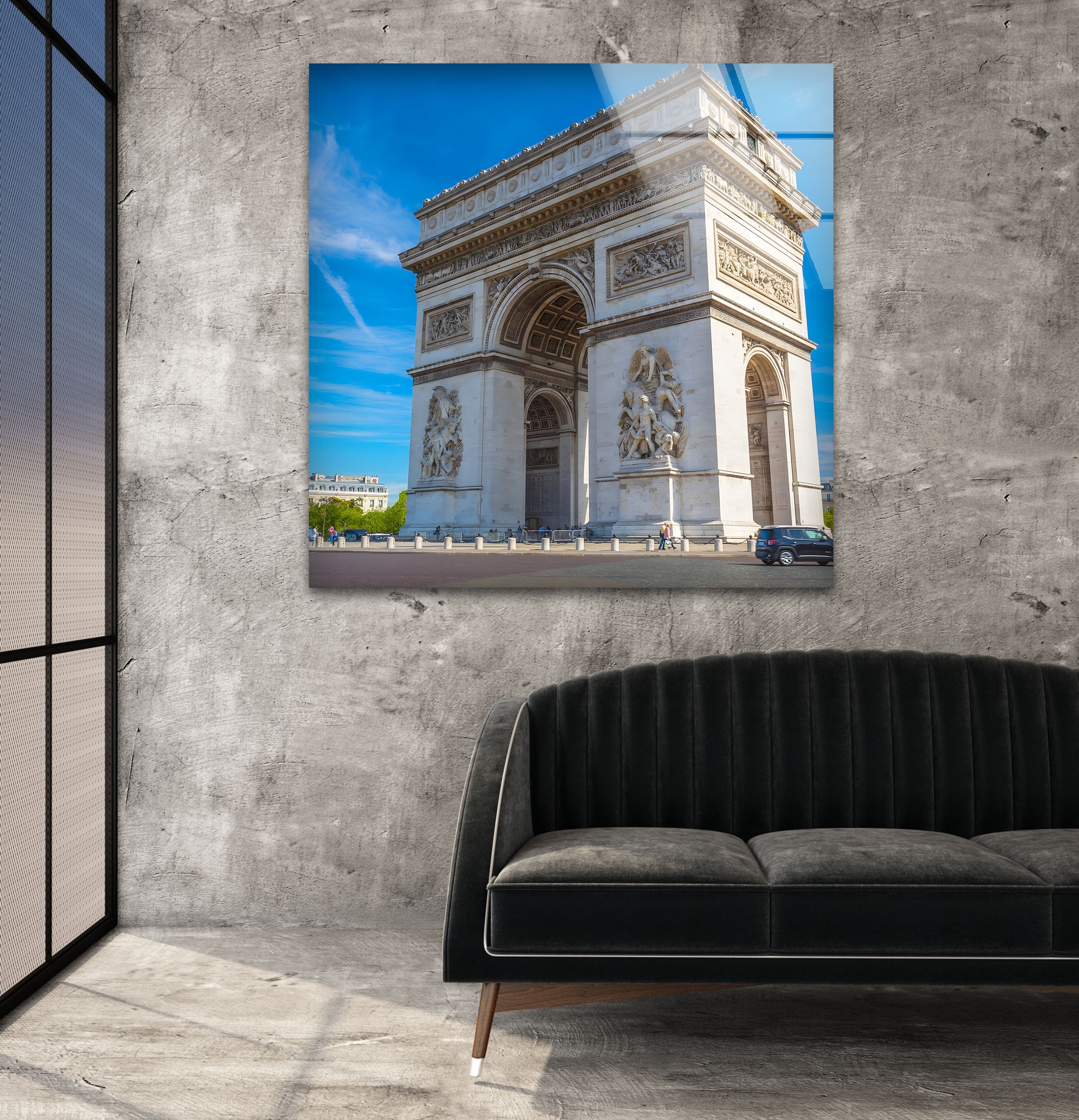 Arc de Triomphe Paris Replica - Classic French Landmark Sculpture for Home Decor, Office Display & Gift Giving