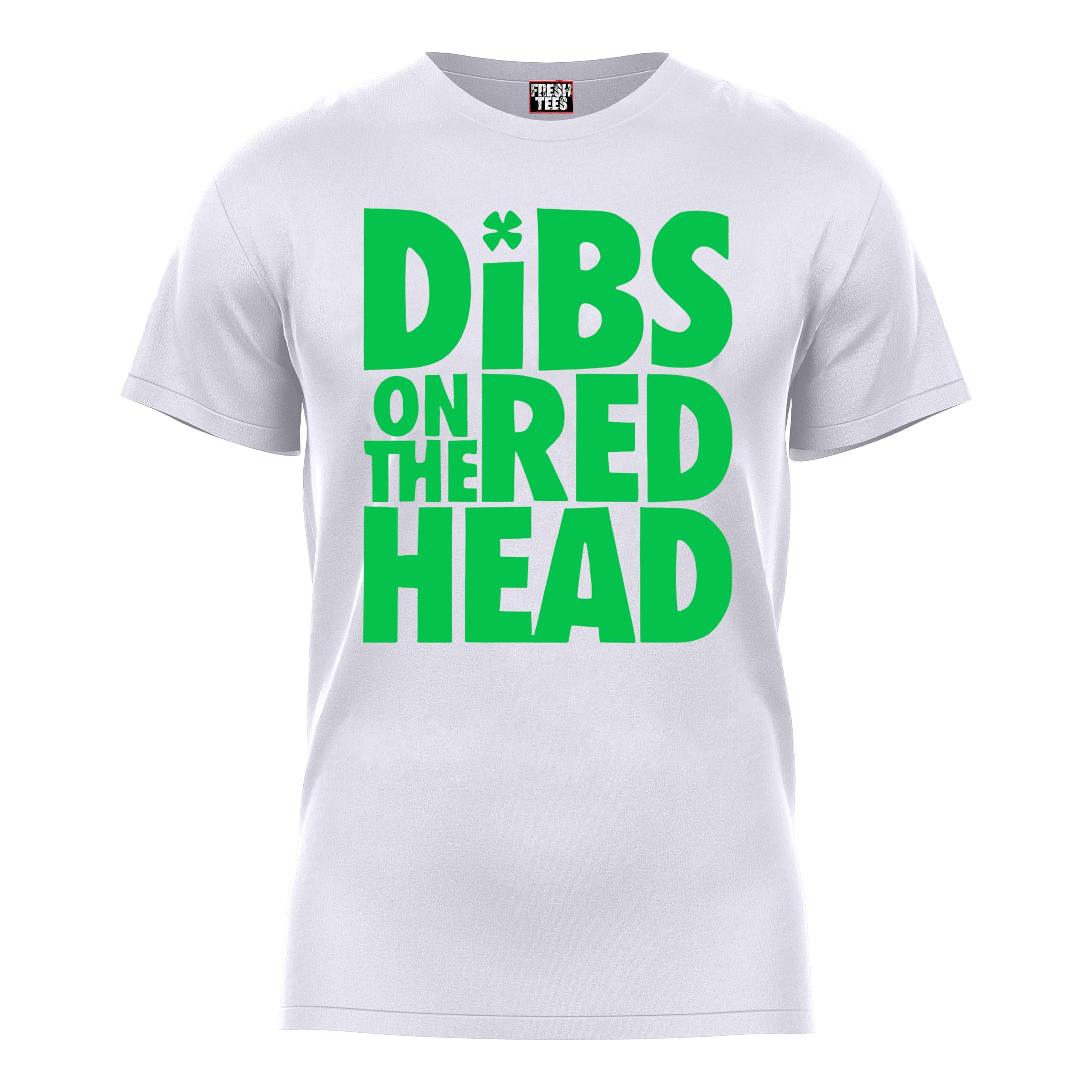 Funny Irish St. Patrick's Day T-Shirt for Men & Women - Unisex 'Dibs on The Redhead' Graphic Tee | Perfect for Pub Crawls, Parades & Irish Pride Celebrations