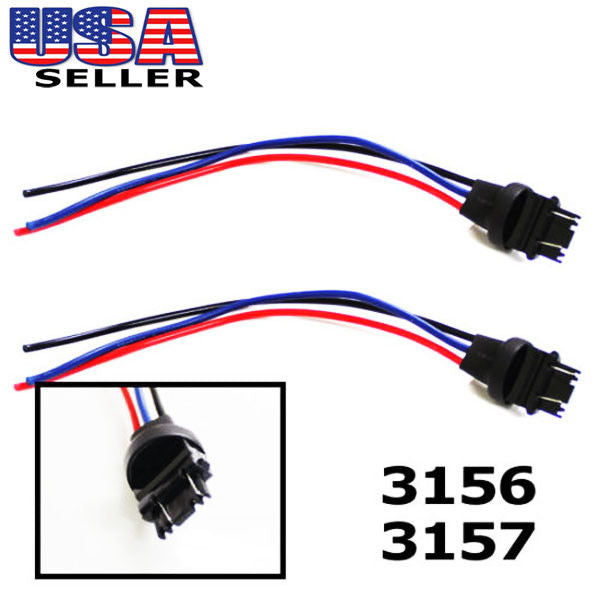3156/3157 Male Adapter Wiring Harness for Headlight & Tail Light Signal Conversion - Perfect for Car Headlight & Taillight Retrofit, DIY Automotive Electrical Upgrades