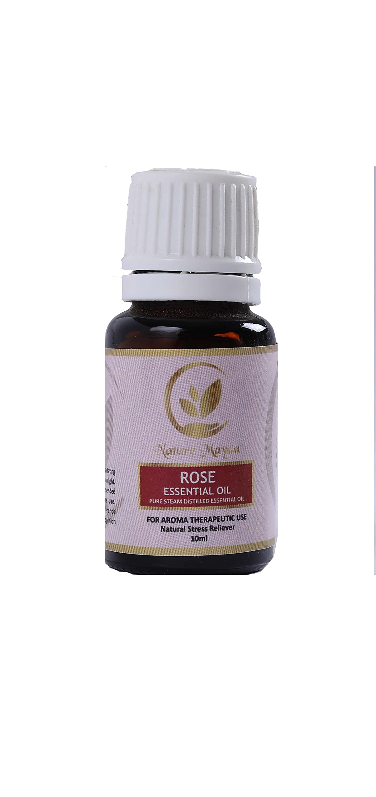 Pure Rose Essential Oil 10ml - Therapeutic Grade for Skin & Hair Care, Aromatherapy