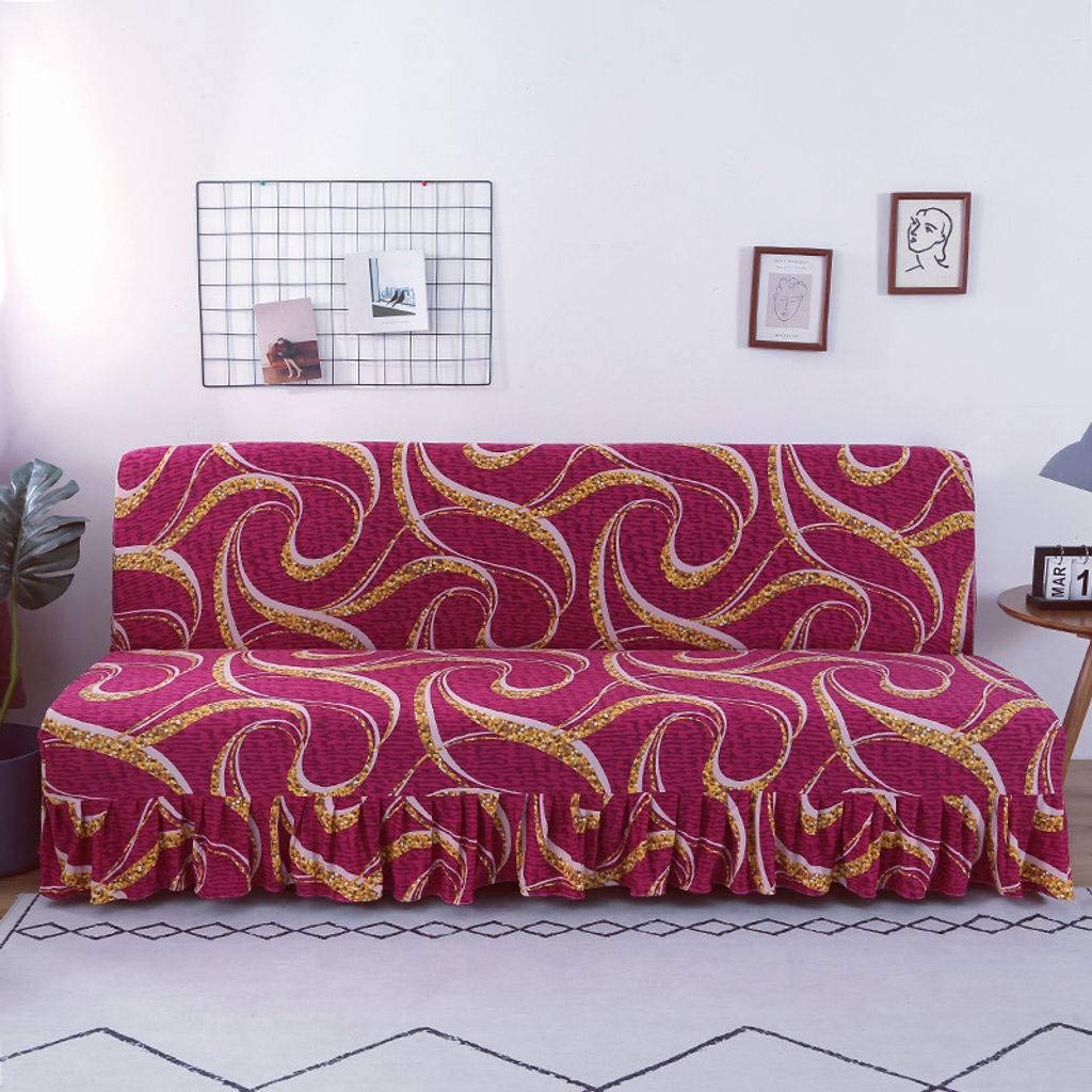Stretch Sofa Slipcover Non-Slip Pet-Friendly for Kids & Pets - 180-200cm Sofa Bed Cover