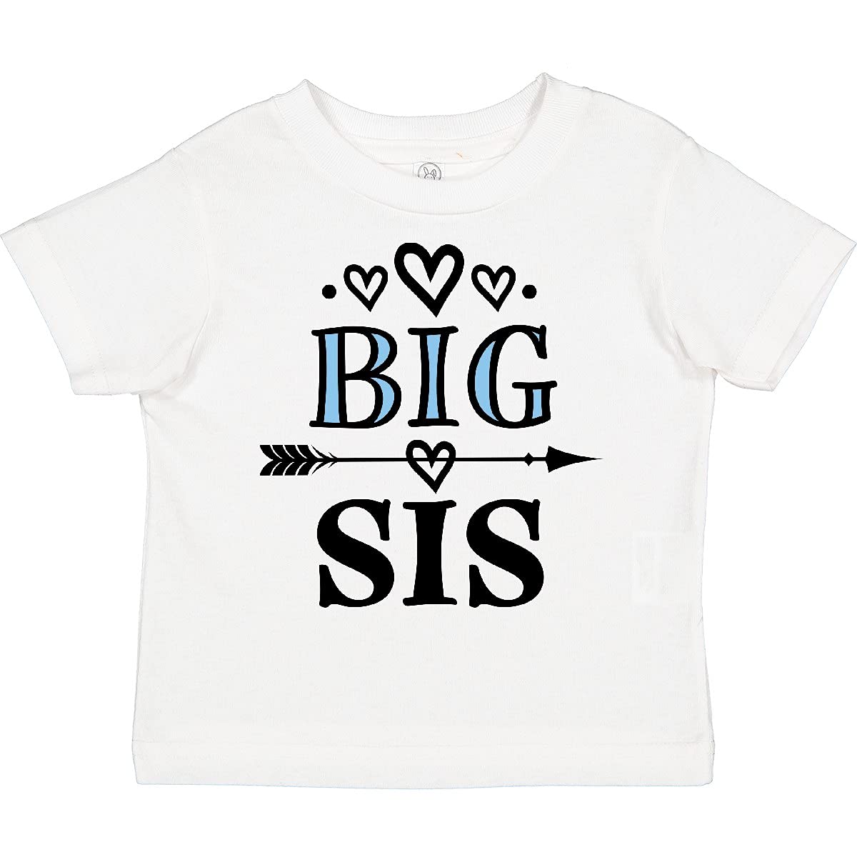 Inktastic Big Sister Announcement Toddler T-Shirt - Cute Matching Outfit for New Sisters & Siblings - Perfect for Family Photos, Gender Reveals & Special Occasions