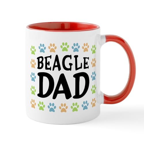 White/Red Inside - Beagle Dad