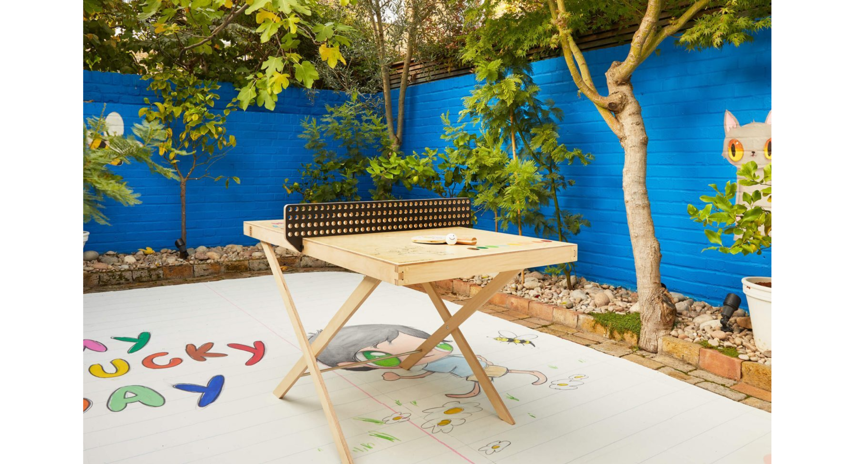 Javier Calleja x Mira Makati Art of Ping Pong Table - Unique Designer Table Tennis Table for Home & Game Room Decor