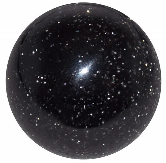 Black Glitter Shift Knob - Universal Car Gear Shifter Replacement - Enhances Interior Style for Sports Cars & Custom Vehicles (Perfect for Racing, Car Shows & Personalization)