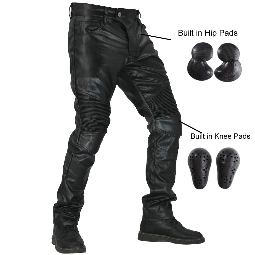 Waterproof & Windproof Motorcycle Riding Pants for Men - CE Certified Armor Knee & Hip Pads - Durable Motocross Pants for Off-Road & Street Riding - Ideal for Adventure Touring, Commuting & Long-Distance Motorcycle Trips