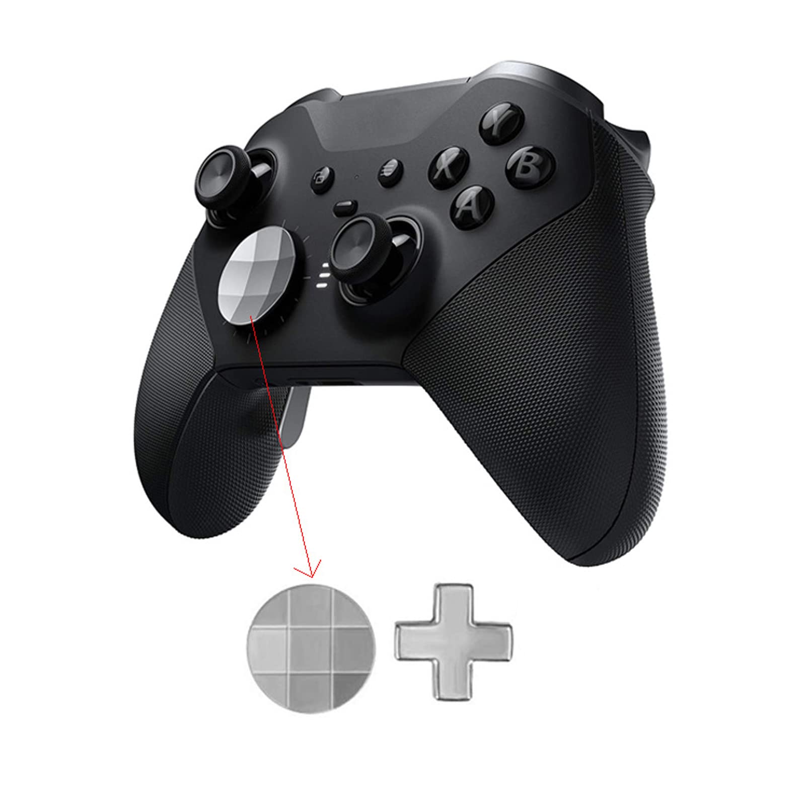 Premium Stainless Steel Xbox One Elite Series 2 Controller Accessories Kit - Durable Replacement Parts with Textured Grips & Adjustable Tools for Enhanced Gaming Performance (Perfect for Competitive Gaming, Long Sessions & Controller Customization)