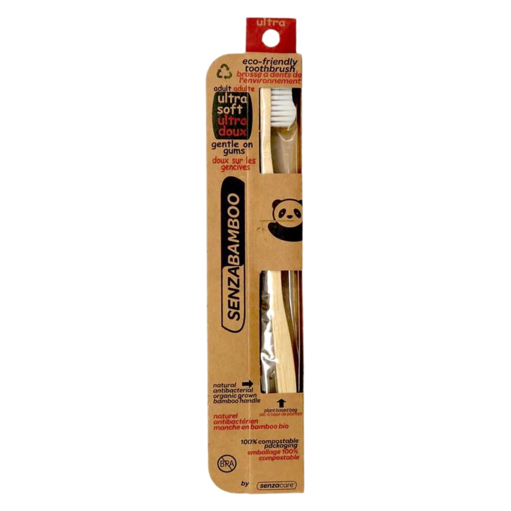 Eco-Friendly Bamboo Toothbrush for Adults - Biodegradable & Sustainable Oral Care - Perfect for Travel, Home, and Zero-Waste Lifestyle