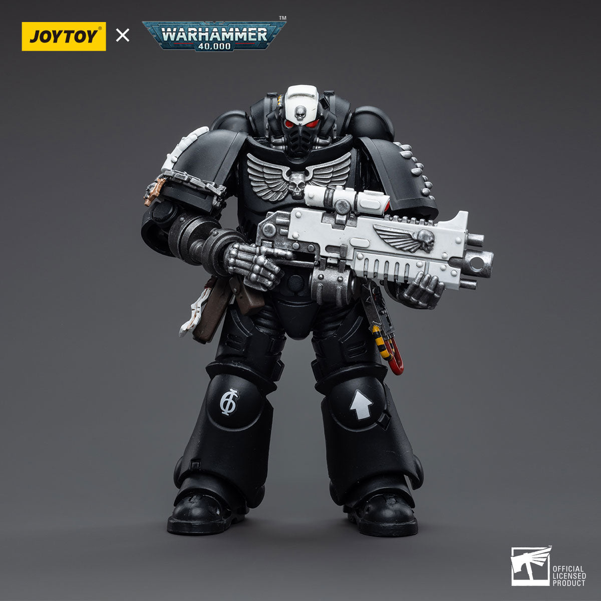 JOYTOY 1/18 Scale 3.75 Inch Warhammer 40K Iron Hands Intercessors Action Figure Set (4 Pack) - Perfect for Collectors, Tabletop Gaming, and Warhammer 40K Displays