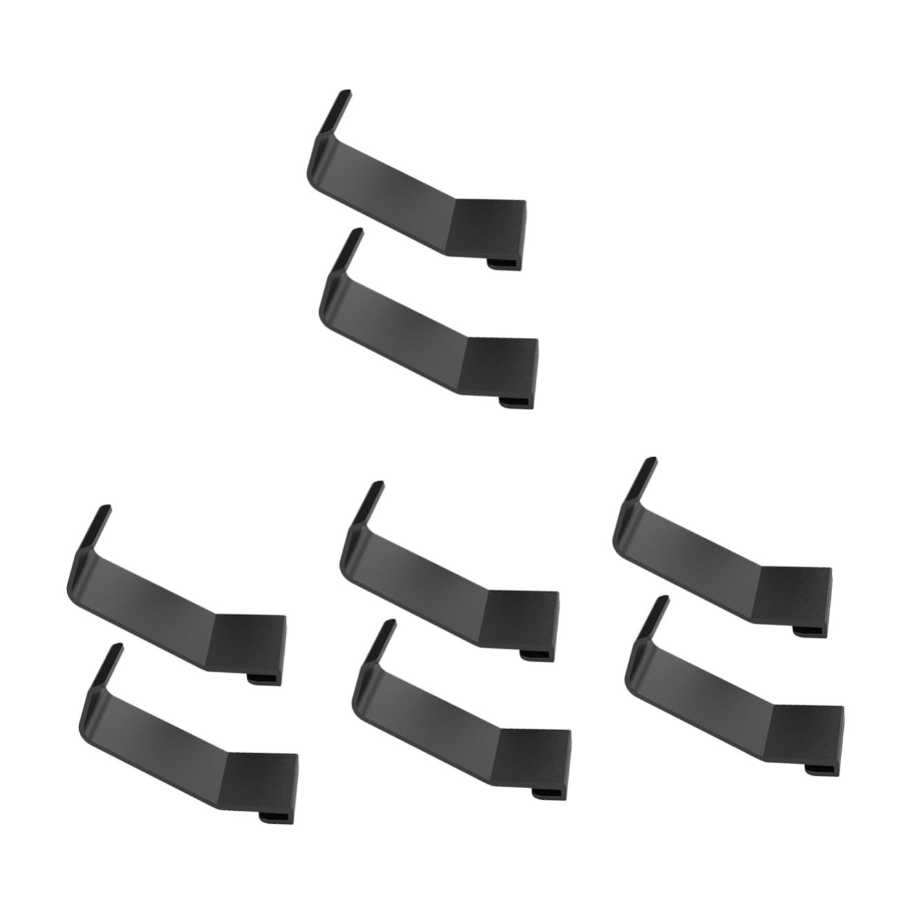8-Piece Gaming Headset Wall Mount Organizer - Durable ABS Headphone Hanger Rack for Gamers & Home Office (Space-Saving Headset Storage Solution)