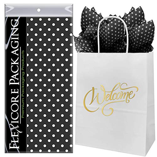 Black Polka Dots