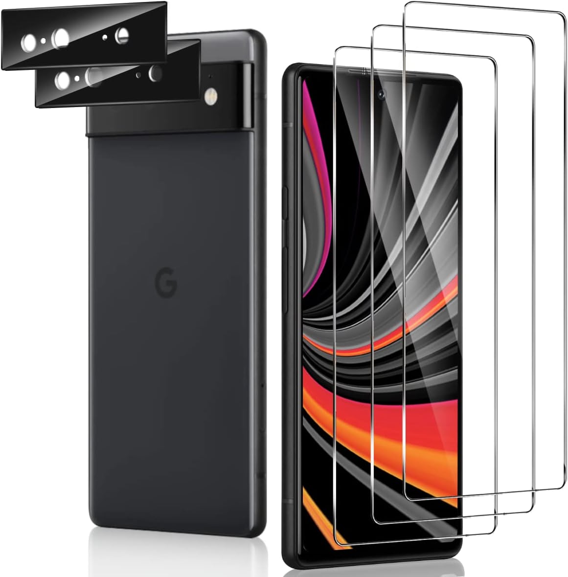 Google Pixel 7 Screen Protector & Camera Lens Protector - 9H Tempered Glass, HD Clear, Anti-Scratch, Bubble-Free - Perfect for Everyday Use, Travel & Outdoor Activities