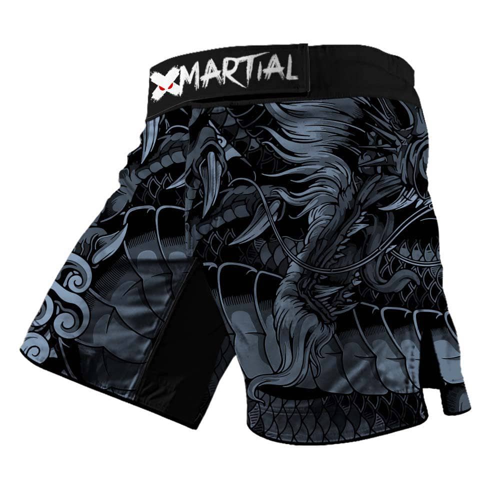 Heilong Dragon 2.0 Hybrid BJJ Shorts - Lightweight MMA Grappling Shorts for Brazilian Jiu-Jitsu Training & Competition - Perfect for No-Gi, Wrestling & MMA Fighters