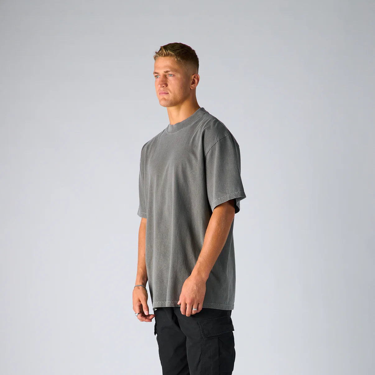 Shaka Wear Max Heavyweight Garment Dye Ash Grey Hoodie - Premium Cotton Pullover for Men & Women - Perfect for Streetwear, Gym & Casual Outfits