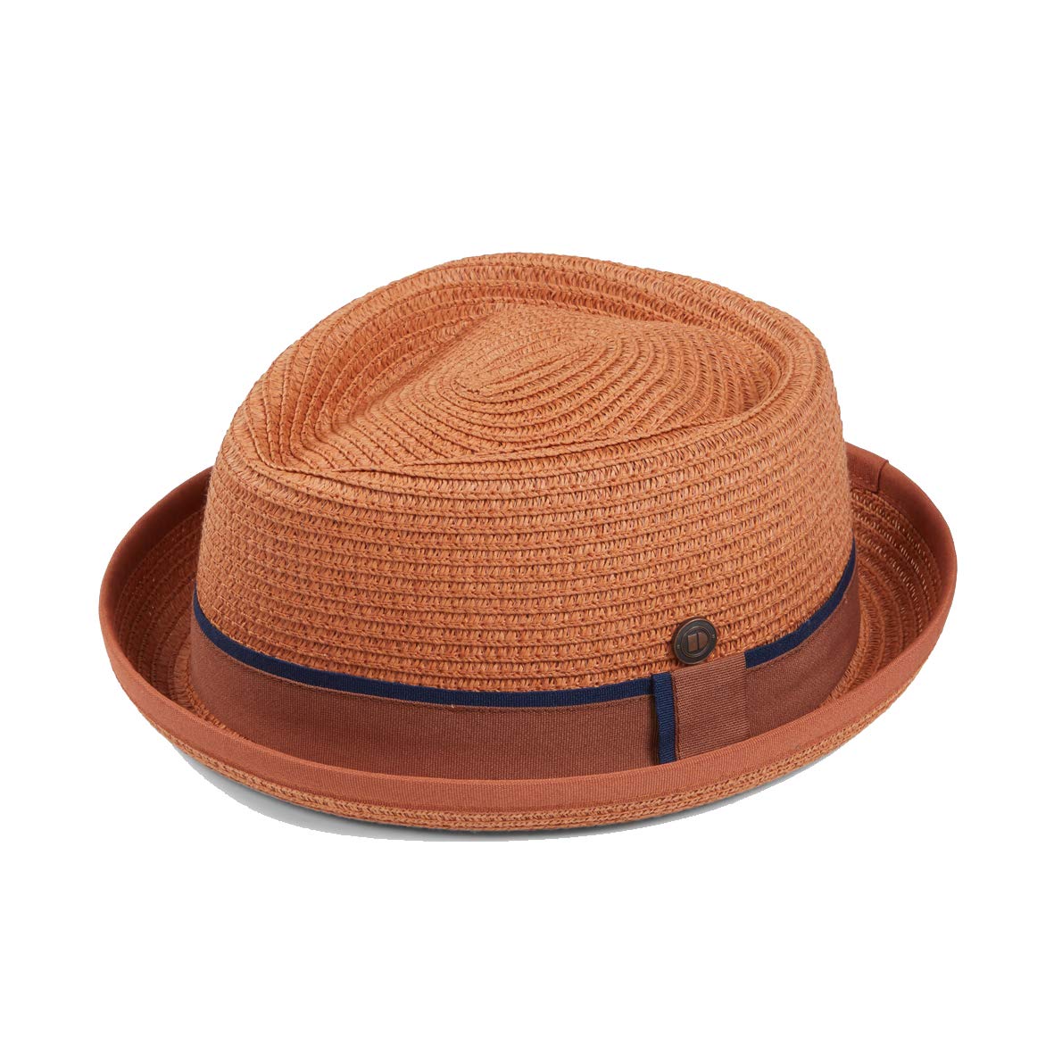DASMARCA Men's Summer Pork Pie Straw Hat - Breathable & Lightweight for Outdoor, Beach, and Casual Wear