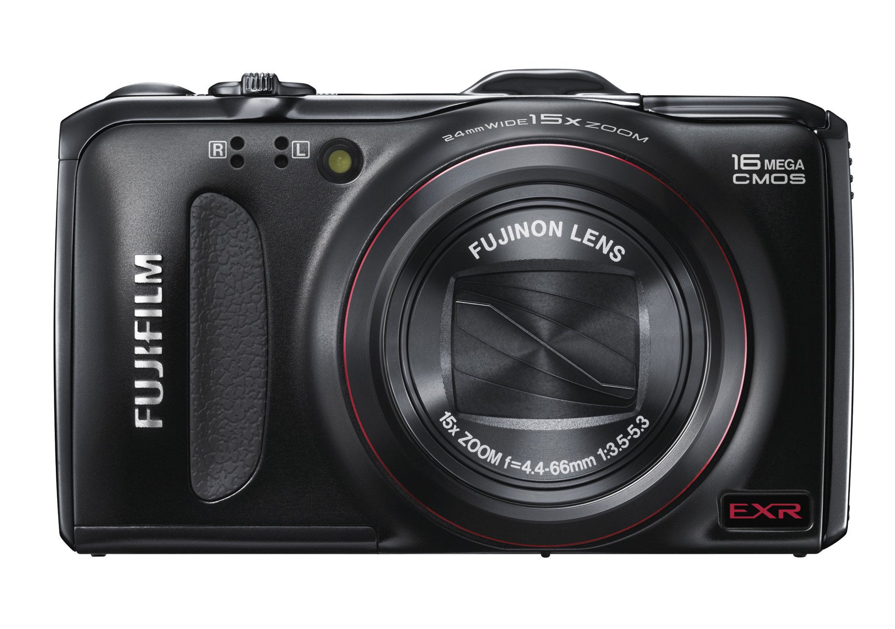 Fujifilm FinePix F550 EXR 16MP Digital Camera with 15x Optical Zoom - Black | Compact Travel Camera for Vacation, Outdoor Adventures & Family Photography