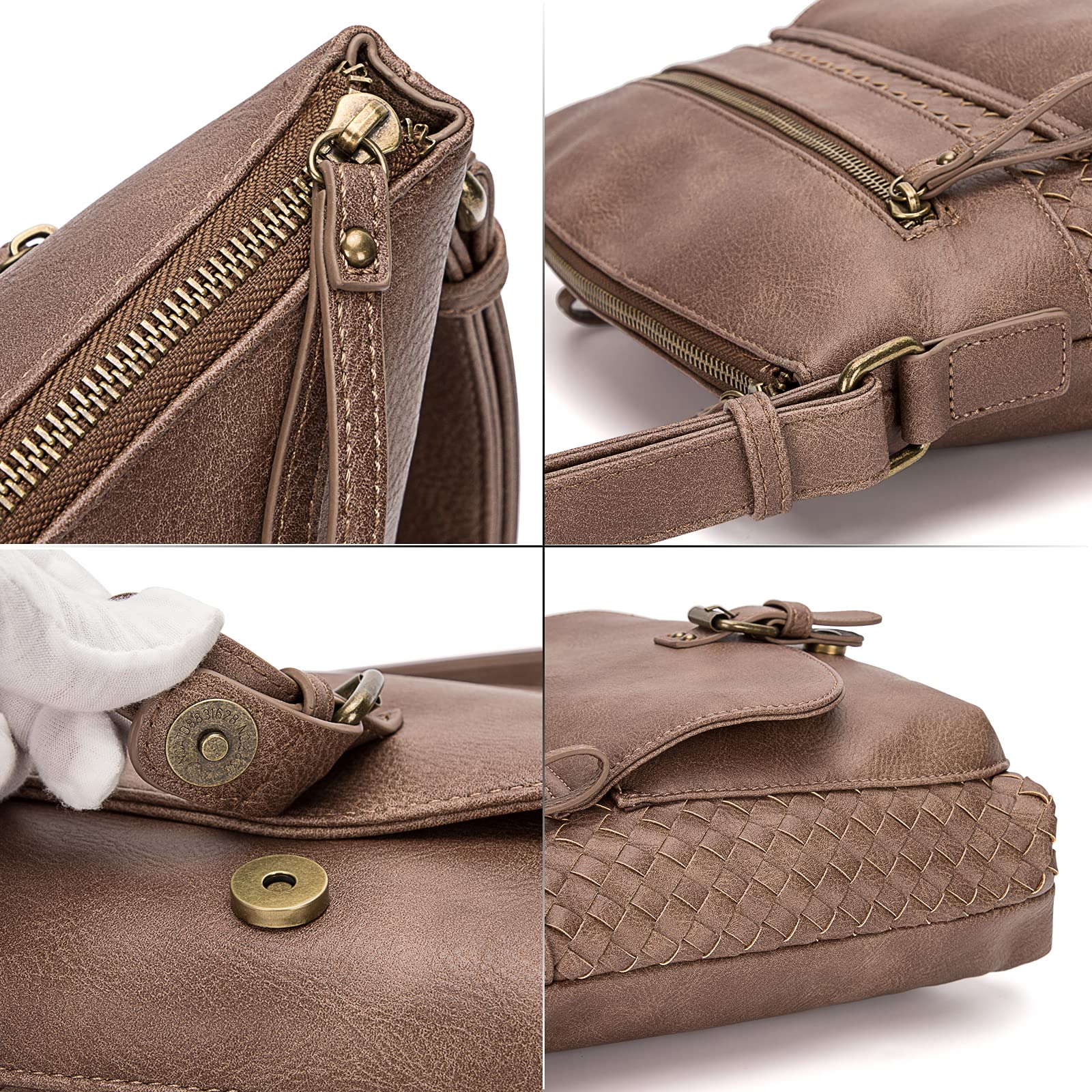KouLi Buir Women's Crossbody Purse - PU Leather Shoulder Handbag with Multi Pockets, Sling Bag for Everyday Use | Perfect for Work, Travel, and Shopping