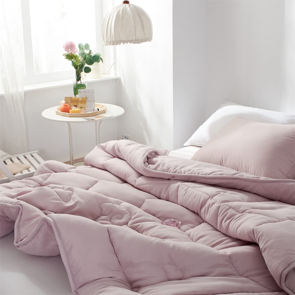 HS Jacquard 1000TC Pure Cotton Duvet Cover Set - Ultra Soft King Size Bedding Collection (87x94 inches) with Matching Purple Red Wool Comforter & White Pillowcases | Luxury Bedroom Decor for Master Suite, Guest Room & Hotel Style
