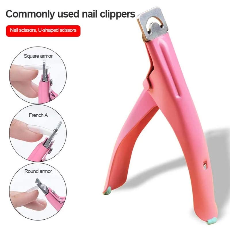 FAMEZA 100Pcs Natural False Nails Kit with Nail Glue & Cutter - Acrylic Press On Nails for Manicure, White Artificial Nails for Women - Perfect for Parties, Weddings & Daily Nail Art