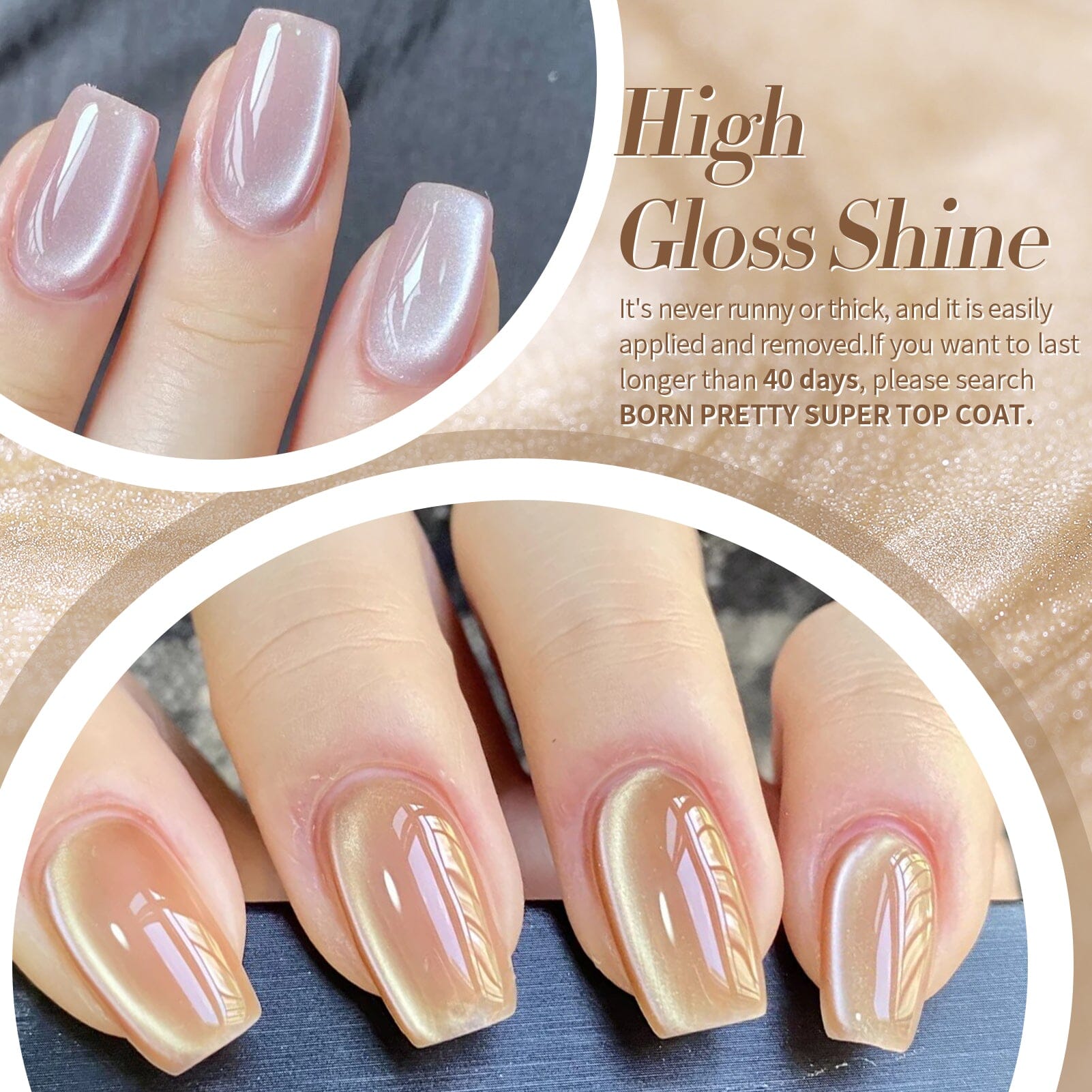 6 Colors Moonlight Cat Magnetic Gel Polish Set - 7ml Nail Polish Kit for Long-Lasting Manicures, Perfect for Home & Salon Use