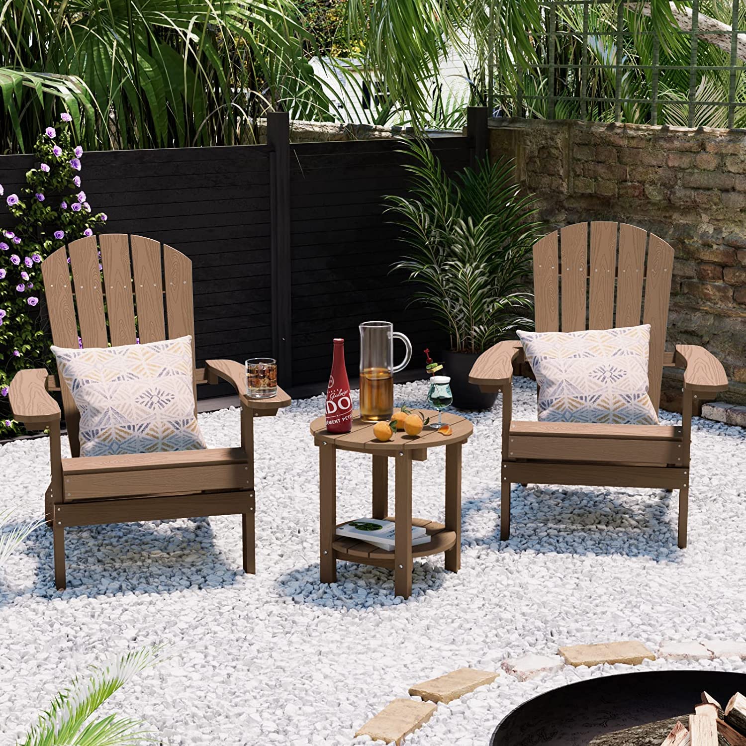 YEFU Adirondack Side Table Set of 2 - 18