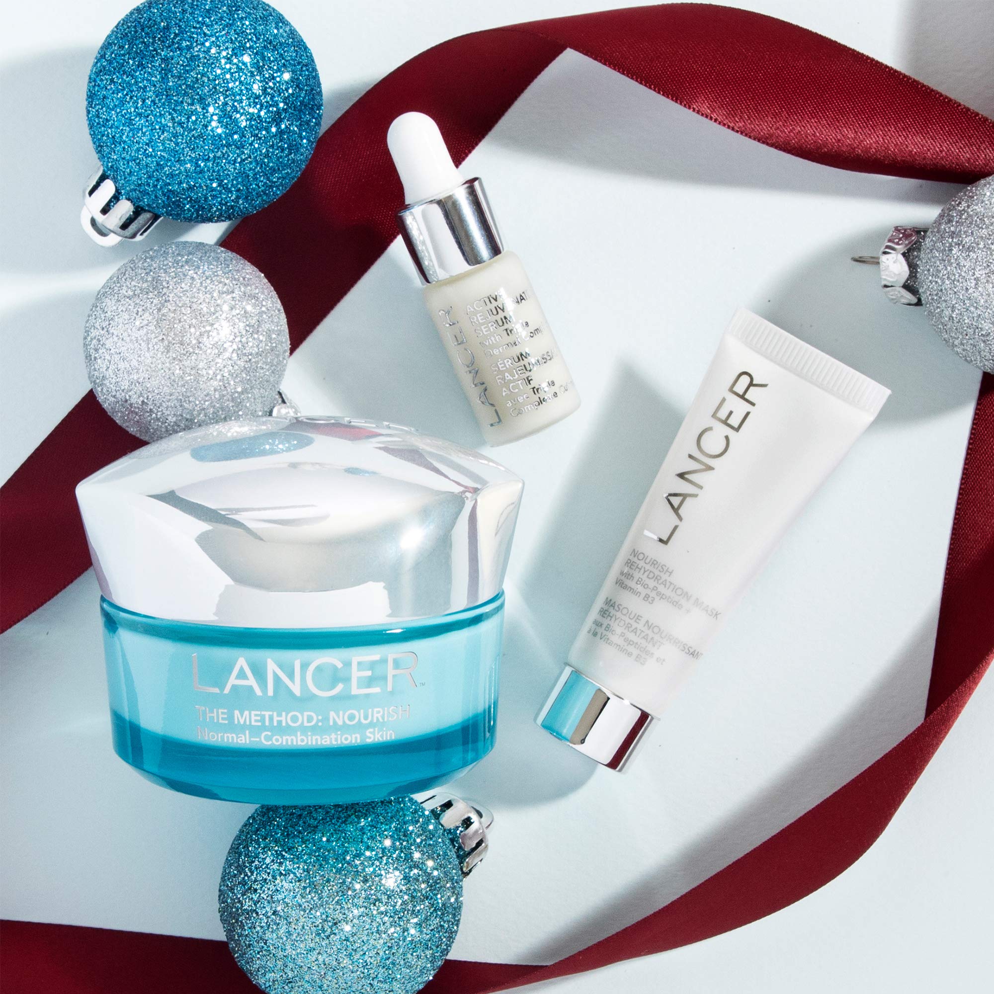 Lancer Skincare Hydration Rescue 3-Piece Set - Moisturizing Face Cream, Hydrating Serum & Cleanser for Dry Skin | Perfect for Daily Skincare Routine & Travel Essentials