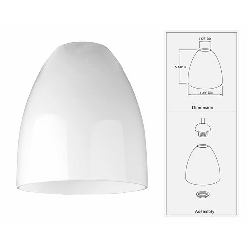 Modern Multi-Light Pendant Lighting Fixture - 5-Light White Glass Chandelier for Dining Room, Kitchen Island & Living Room Decor