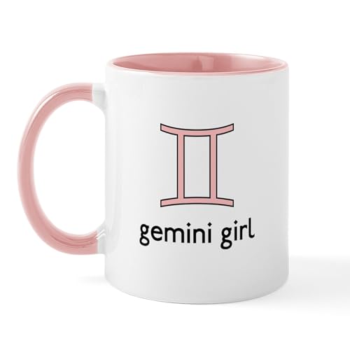 White/Pink Inside - Gemini Girl Mug