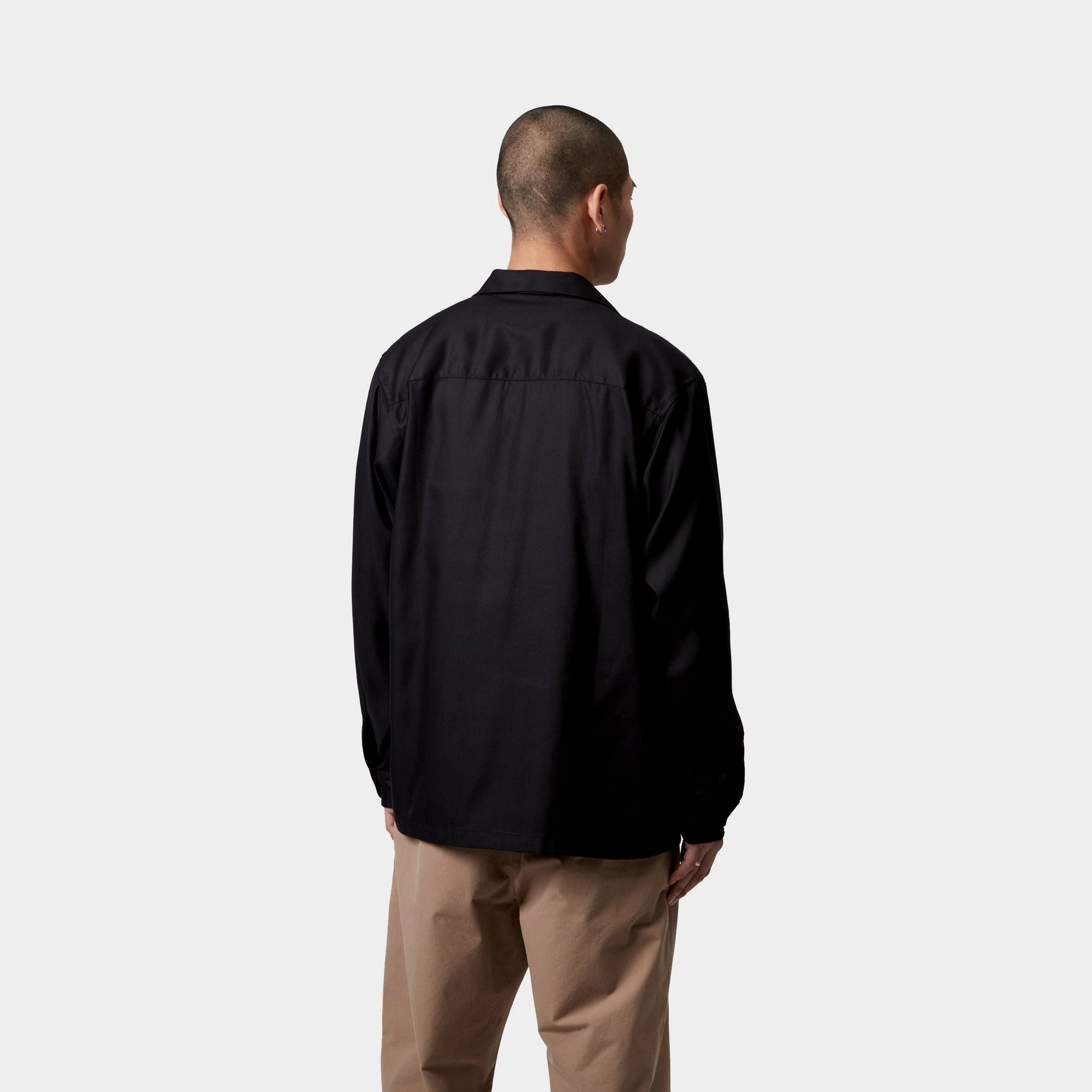Delaney Shirt for Men - Black & Silver Pine Plaid Flannel Button Down - Casual & Work Wear - Perfect for Outdoor Adventures, Office & Date Nights