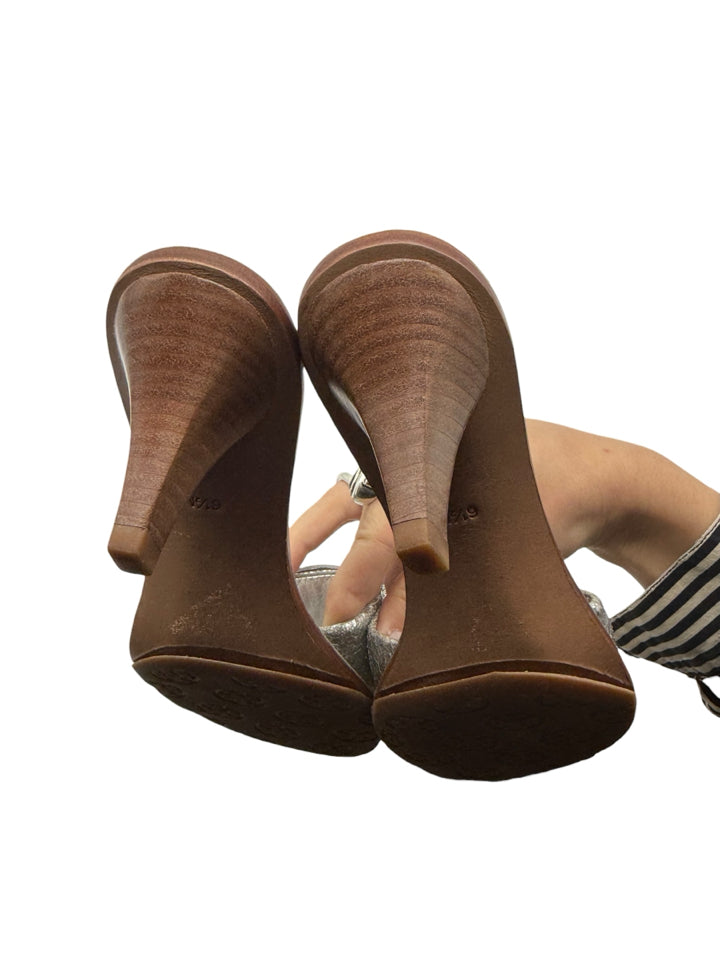 Tory Burch Women's Metallic Miller Heels - Size 6.5 | Elegant Dress Shoes for Parties, Weddings & Evening Events