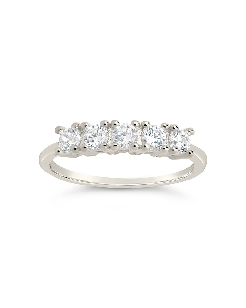Elegant Rowan CZ Thin Ring - Dainty Cubic Zirconia Band for Women, Perfect for Everyday Wear, Engagement, Anniversary & Gift Giving