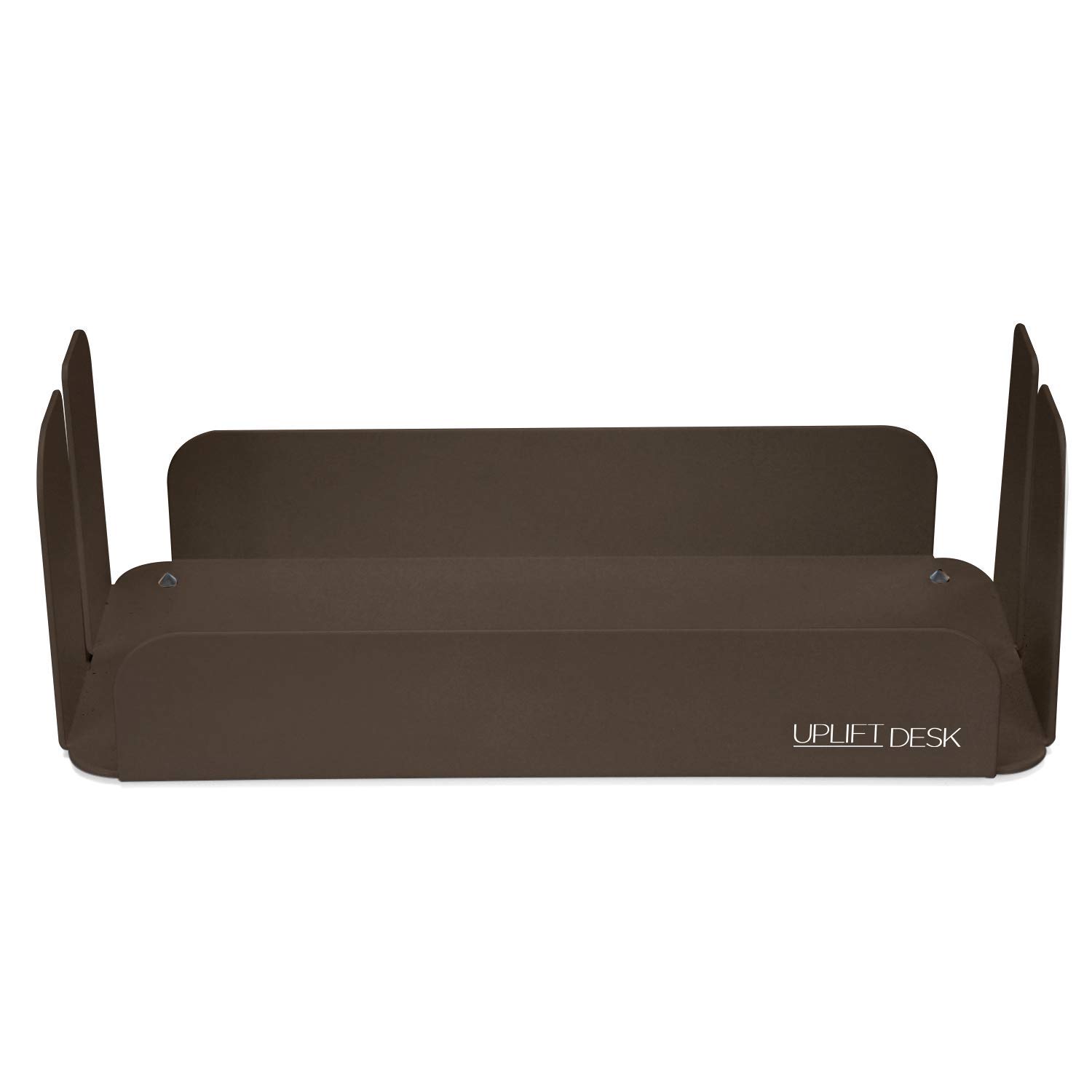 Industrial Style Acoustic Desktop Privacy Panel Holder by Uplift Desk - Office Workspace Sound Barrier for Focus & Productivity