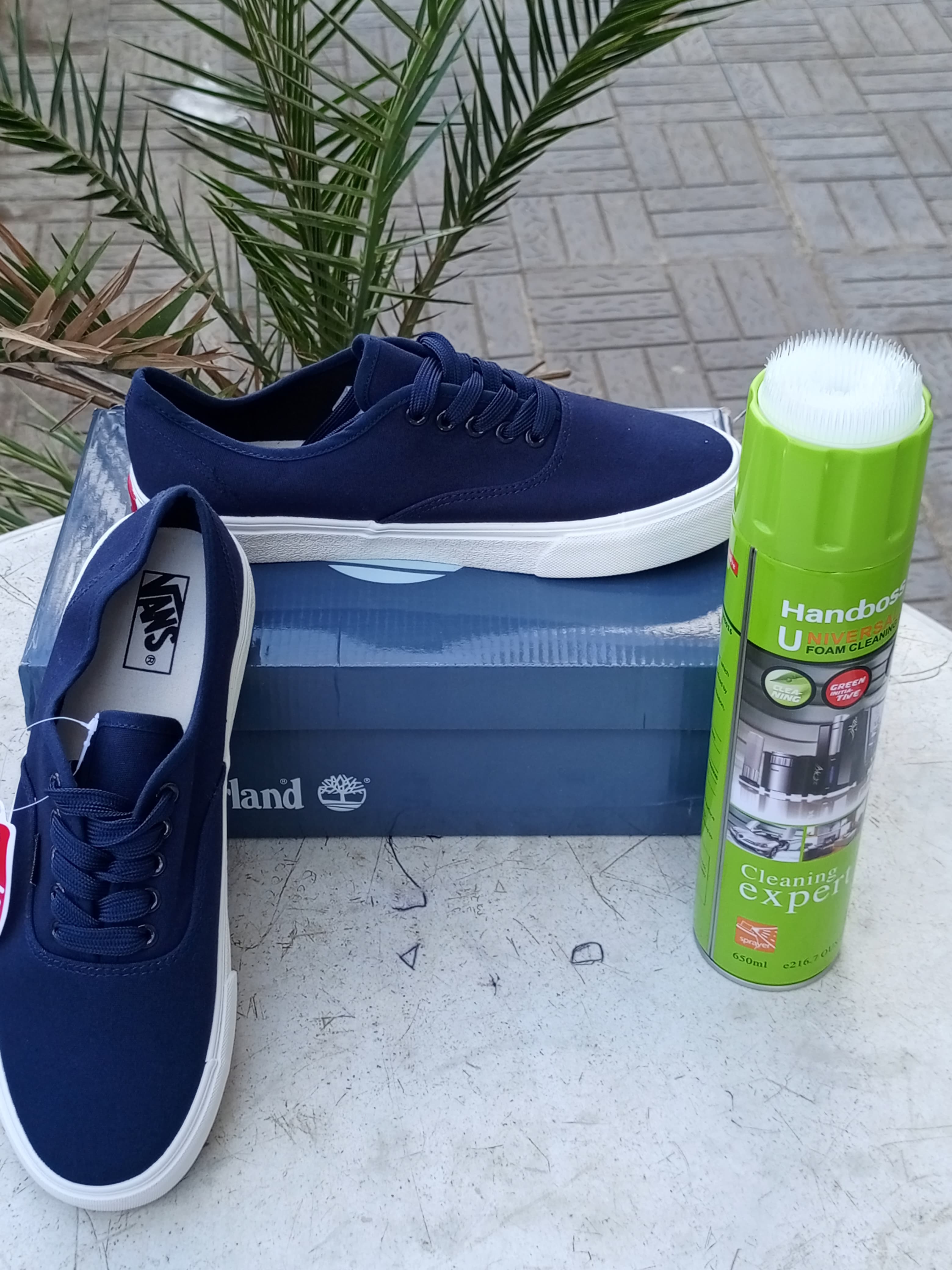 Vans Off The Wall Classic Skate Shoes - Navy Blue | Comfortable Sneakers for Men & Women | Perfect for Skateboarding, Casual Wear & Street Style
