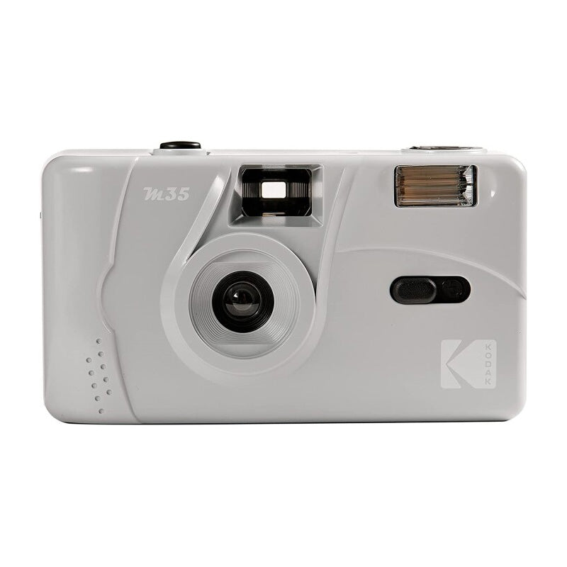 Kodak M35 Reusable 35mm Film Camera with Built-in Flash - Retro Vintage Style for Travel, Street Photography & Everyday Use (Grey)