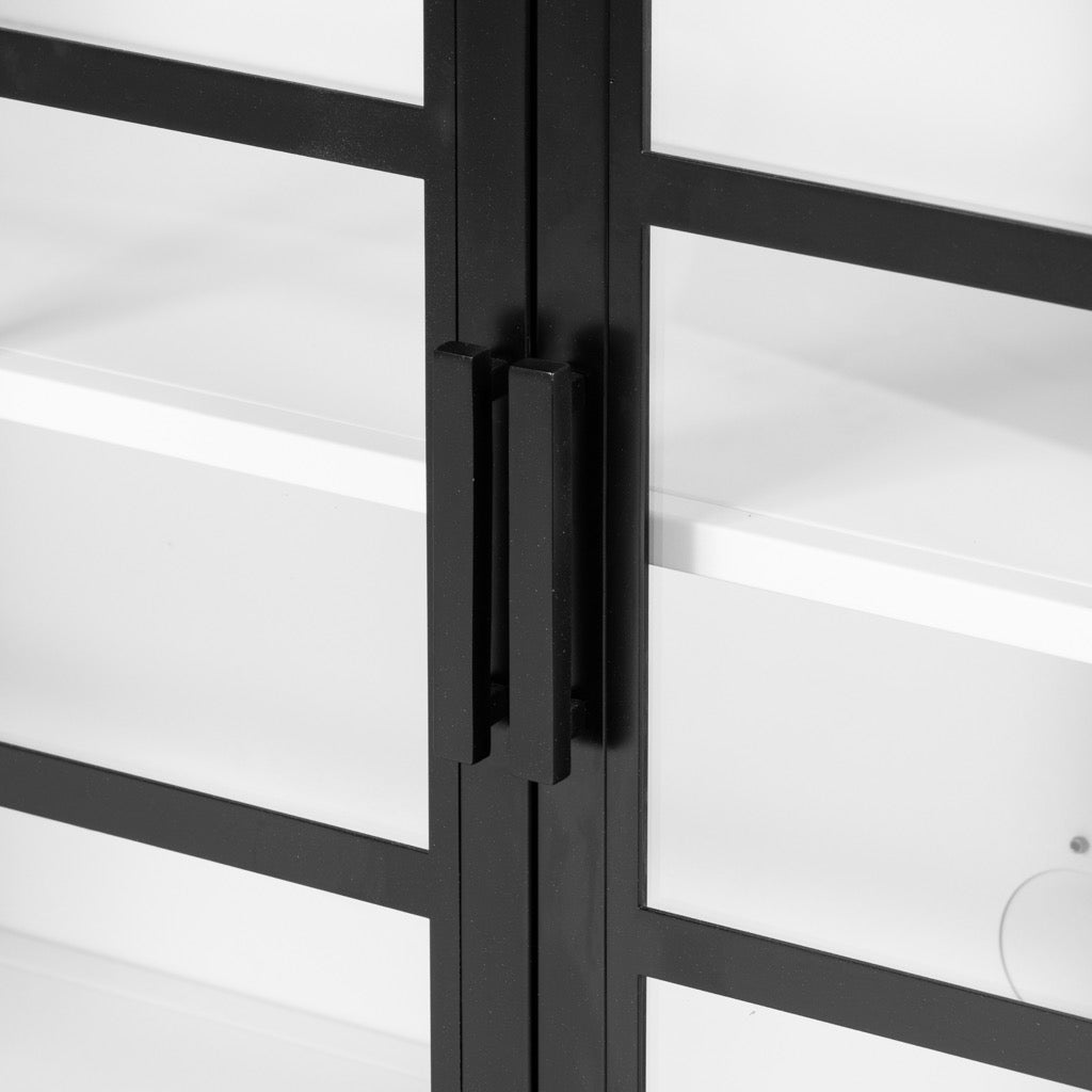Lexington Sideboard in Black - Modern Buffet Cabinet for Dining Room & Living Room Storage