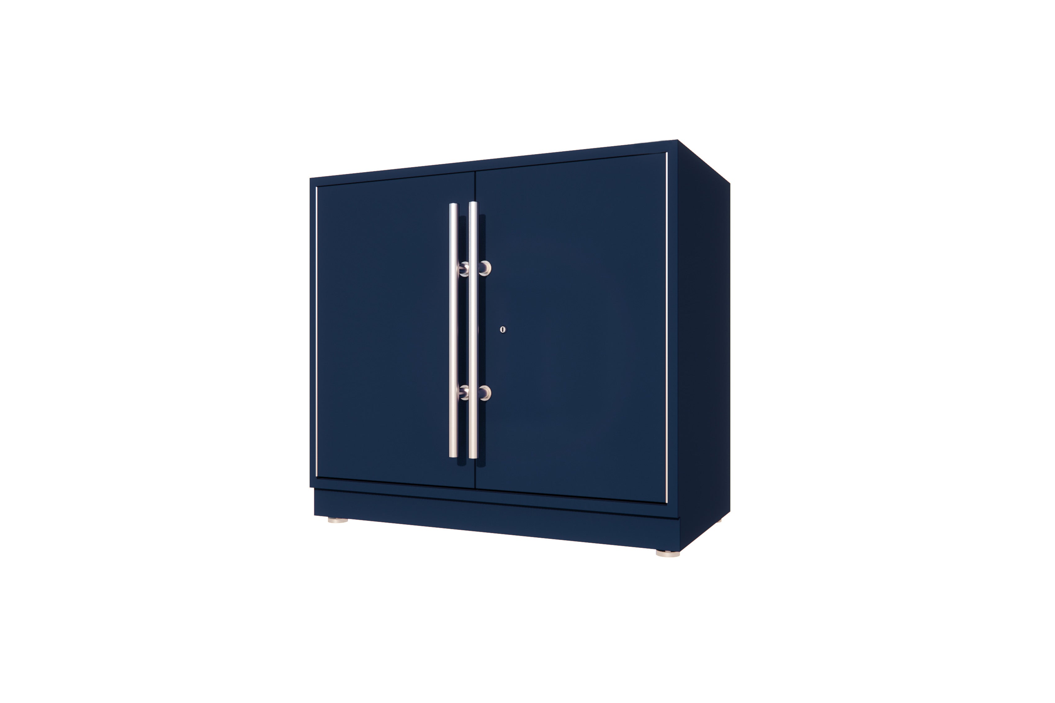 ProSlat LUX 2 Door Base Cabinet - 40 Inch Wide Wall Mounted Storage for Kitchen, Bathroom & Garage Organization