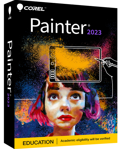 Corel Painter 2023 Digital Art Software for Mac & Windows - Compatible with Graphics Tablets & Adobe - Perfect for Digital Painting, Illustration & Photo Editing