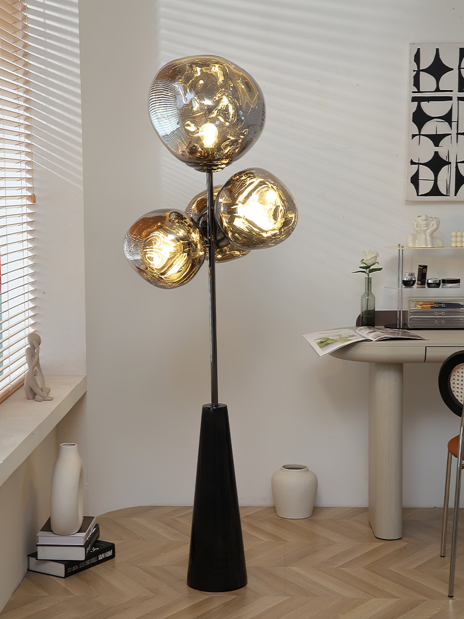 Modern Lava Column Floor Lamp with Adjustable Brightness - Stylish Home Decor for Living Room, Bedroom, or Office - Perfect for Relaxation and Ambient Lighting