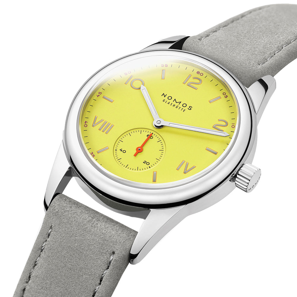 Club Campus Sapphire Back 36mm Watch with Starlight Dial & Leather Strap - Perfect for Business, Casual & Special Occasions