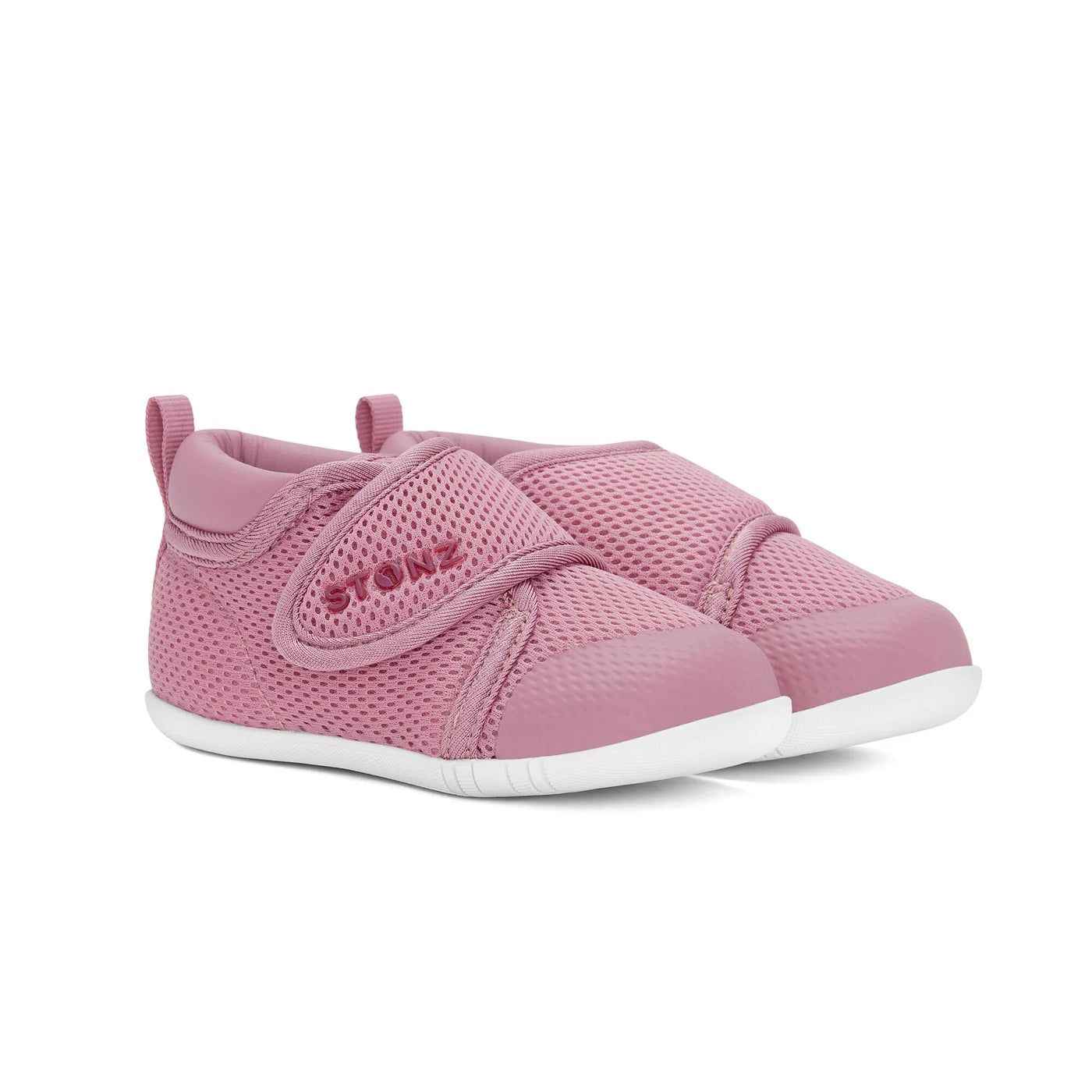 Stonz Dusty Rose Cruiser Baby Shoes - Soft & Comfortable First Walkers for Infants & Toddlers - Perfect for Outdoor Play, Park Visits & Everyday Adventures
