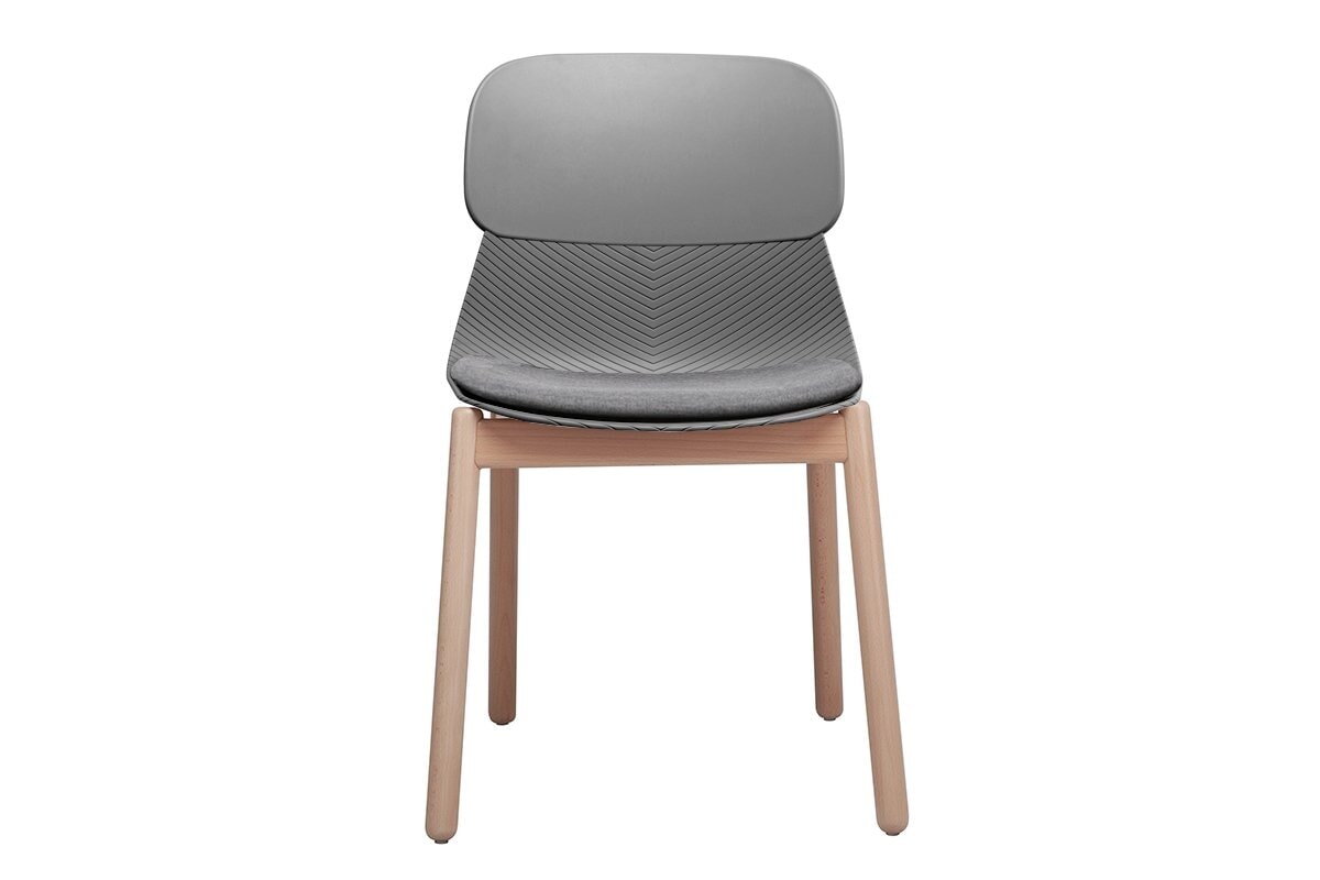Durable Sammy Plastic Chair with Sturdy Wooden Legs - Perfect for Indoor, Outdoor, Patio, Garden, and Poolside Use