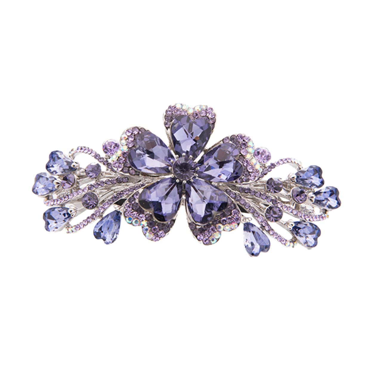 FOMIYES Rhinestone Hair Clips for Women - Elegant Crystal Bridal Barrettes, Trendy Hairpins & Hair Accessories for Wedding, Party, Prom & Daily Use