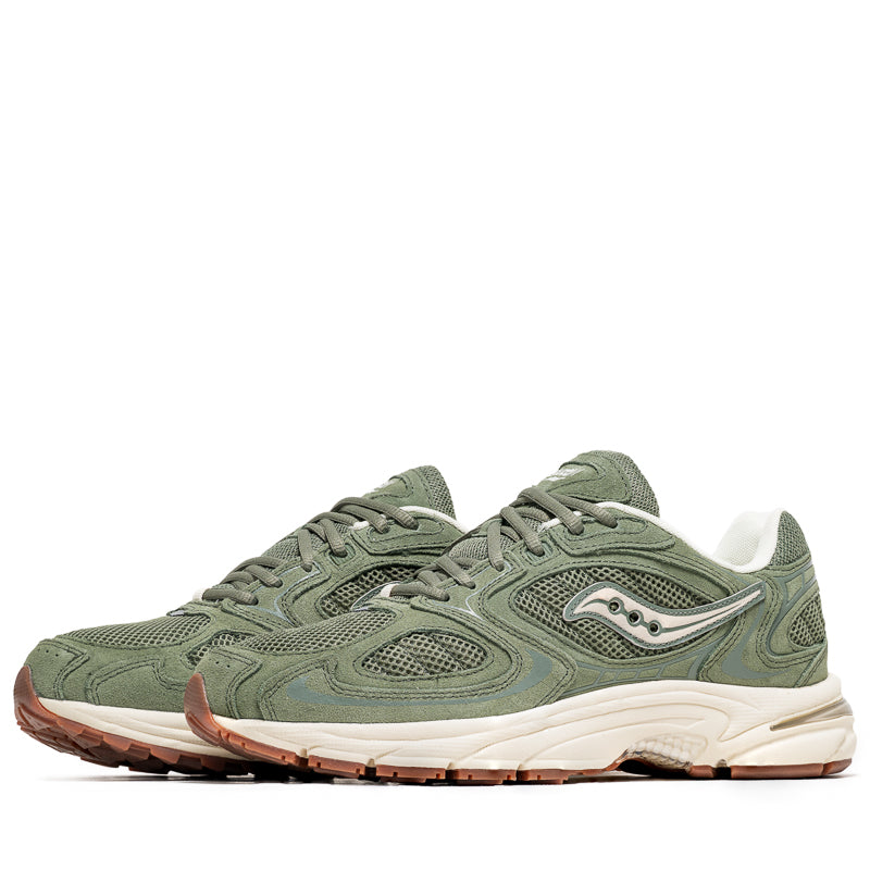 Saucony Grid Jazz 9 Running Shoes - Olive/Off White | Men's Lightweight Athletic Sneakers for Jogging, Training & Casual Wear