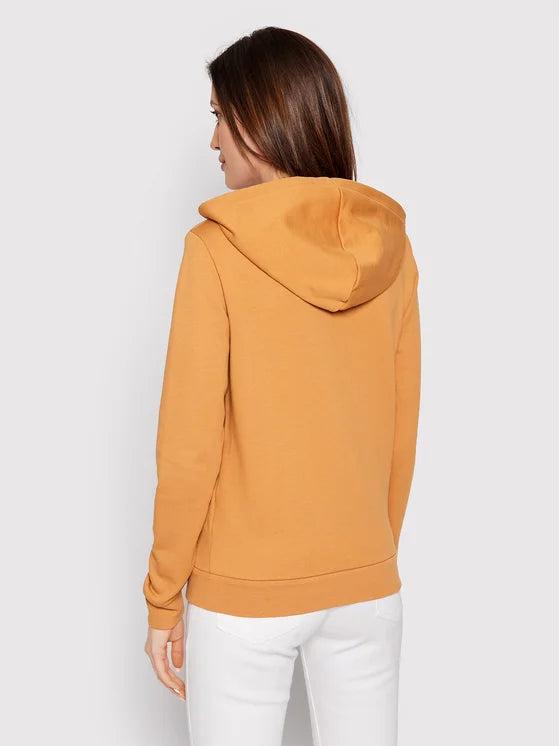 ARMANI EXCHANGE Men's Slim Fit Orange Hoodie - Lightweight Pullover Sweatshirt for Casual Wear & Street Style