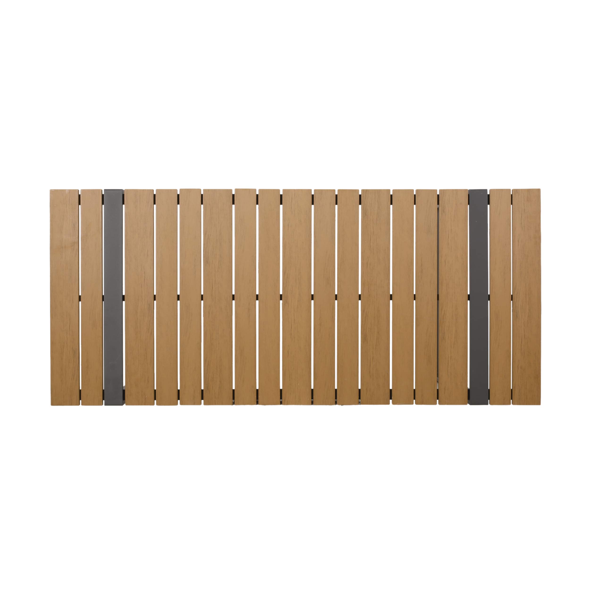 Christopher Knight Home Outdoor Dining Table - Weather-Resistant Gray & Natural Finish - Perfect for Patio, Garden, and Backyard Entertaining