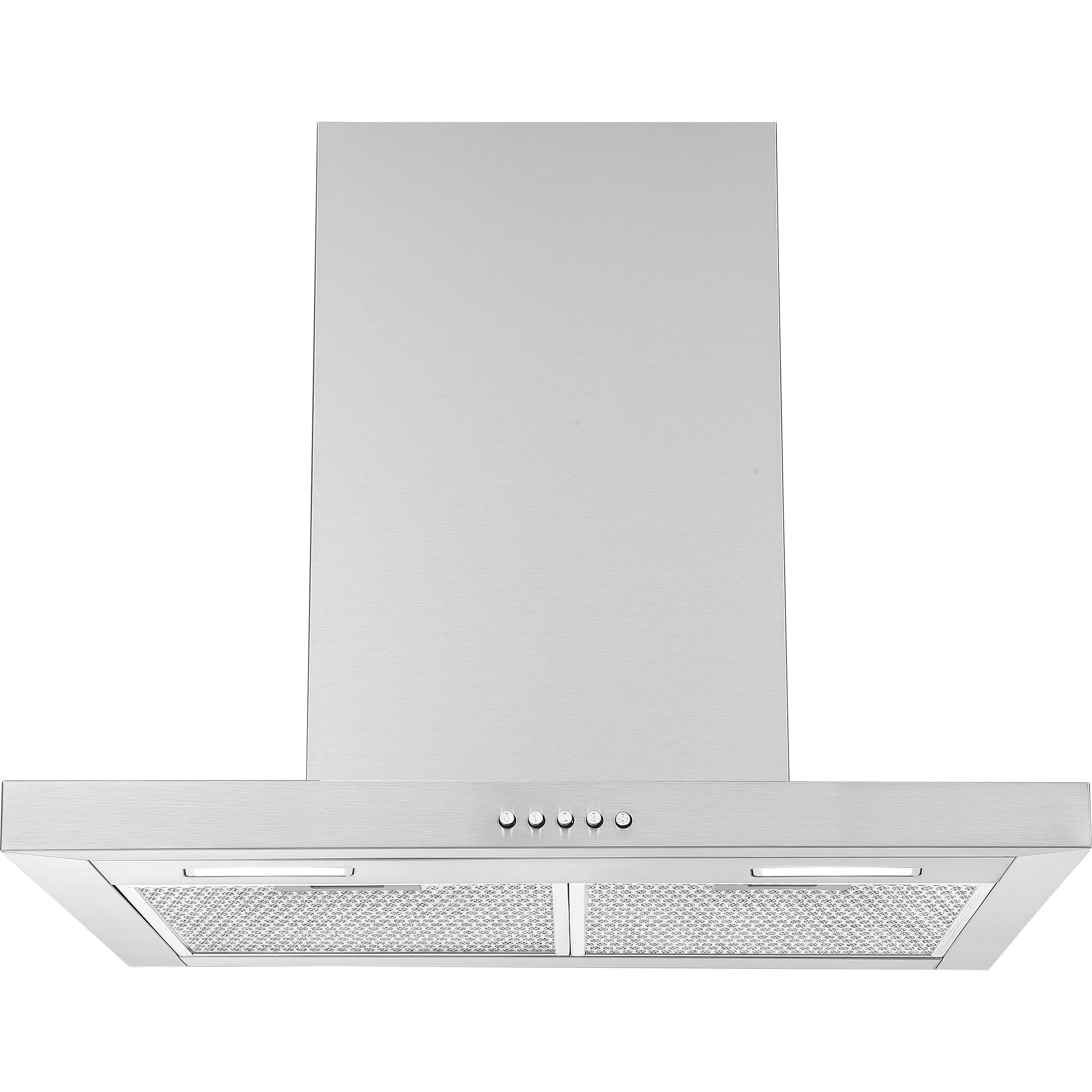 AVIVA 24 Inch Under Cabinet Range Hood with 3-Speed Fan, LED Lighting, Stainless Steel - AVT243CSB2 | Perfect for Kitchen Ventilation & Smoke Removal