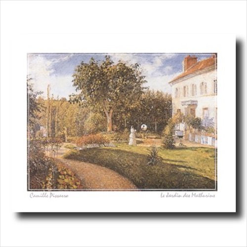French Countryside Landscape Flowers House Framed Wall Art Print - Perfect for Living Room, Bedroom & Office Decor