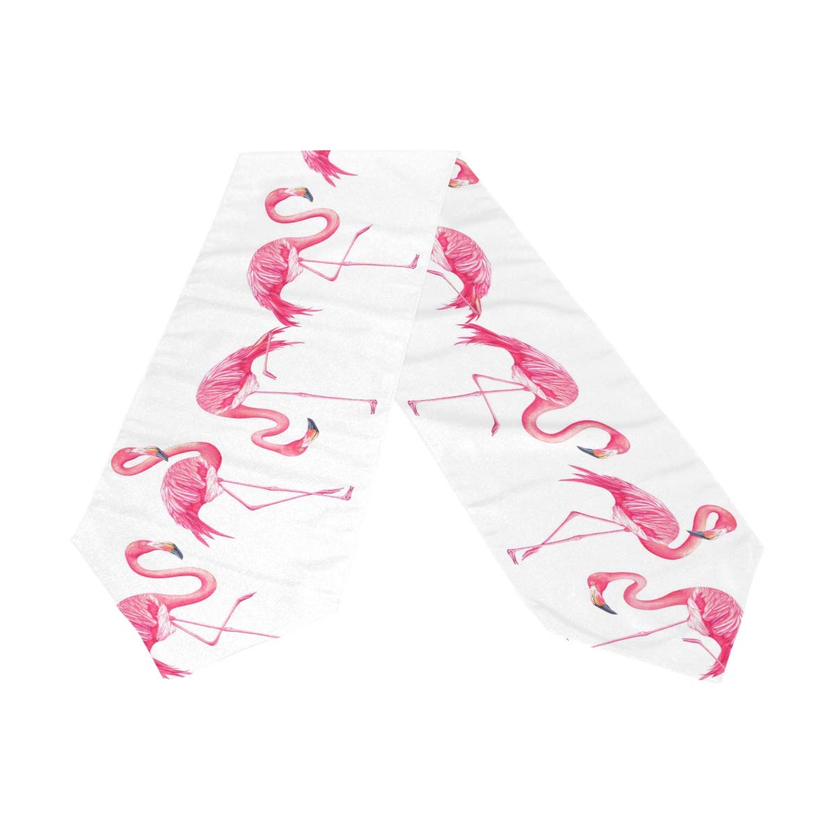 Stylish Pink Flamingo Table Runner 13x70 Inch - Waterproof Polyester Home Decor for Dining Table, Coffee Table - Perfect for Family Dinners, Indoor/Outdoor Parties, Bridal Showers & Summer Decorations