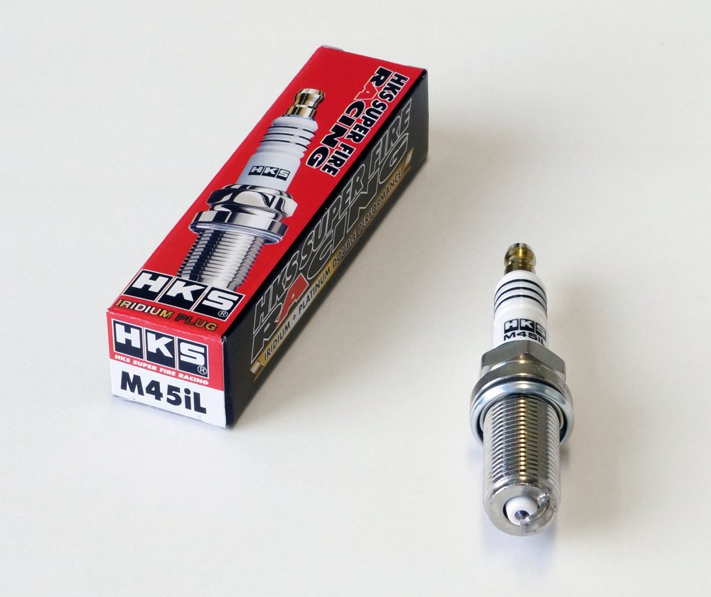 HKS 50003-M45IL Super Fire Racing Spark Plugs - High Performance Ignition Plugs for Cars & Trucks - Perfect for Racing, Street Performance & Engine Upgrades